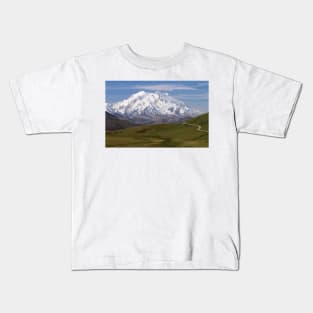 Mount Denali Vector Painting Kids T-Shirt